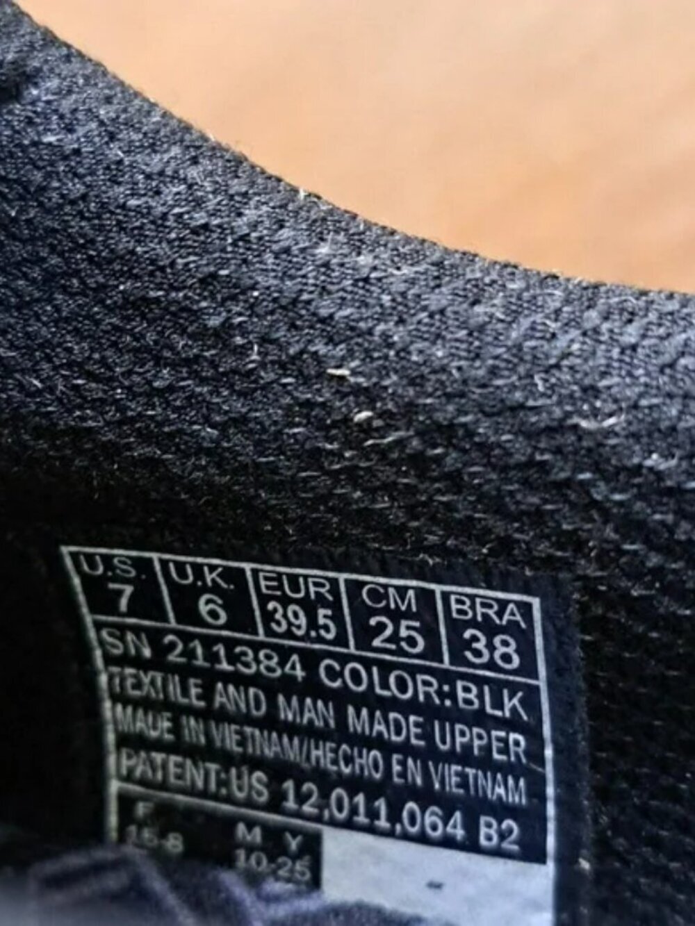 Skechers Slip-ins® Melson - Cozy Fit® Diamond Moc. - Color: Black - Size Men 7 - Picture 10 of 11